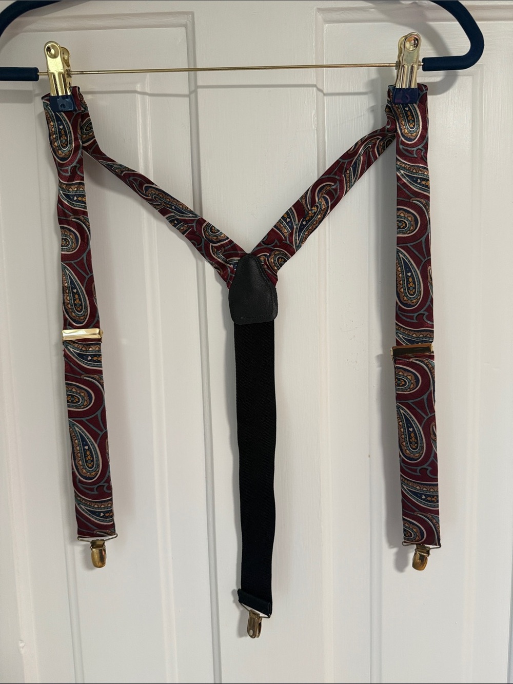 Pelican silk suspenders